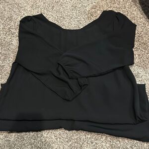 Black Body central dress 3 quarter sleeve